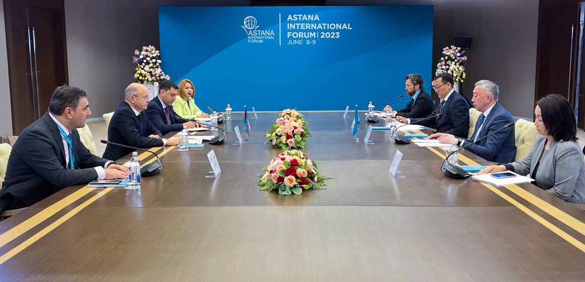  Astanada Azərbaycan-Qazaxıstan ikitərəfli əməkdaşlığı müzakirə edilib