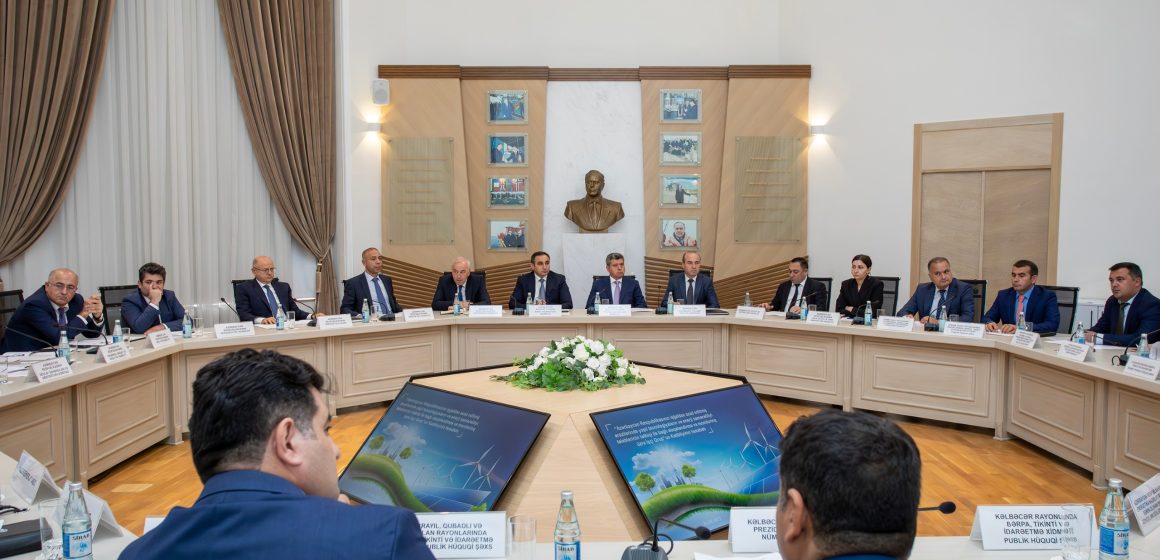  İşğaldan azad edilmiş ərazilərdə yaşıl enerji həlləri müzakirə olunub