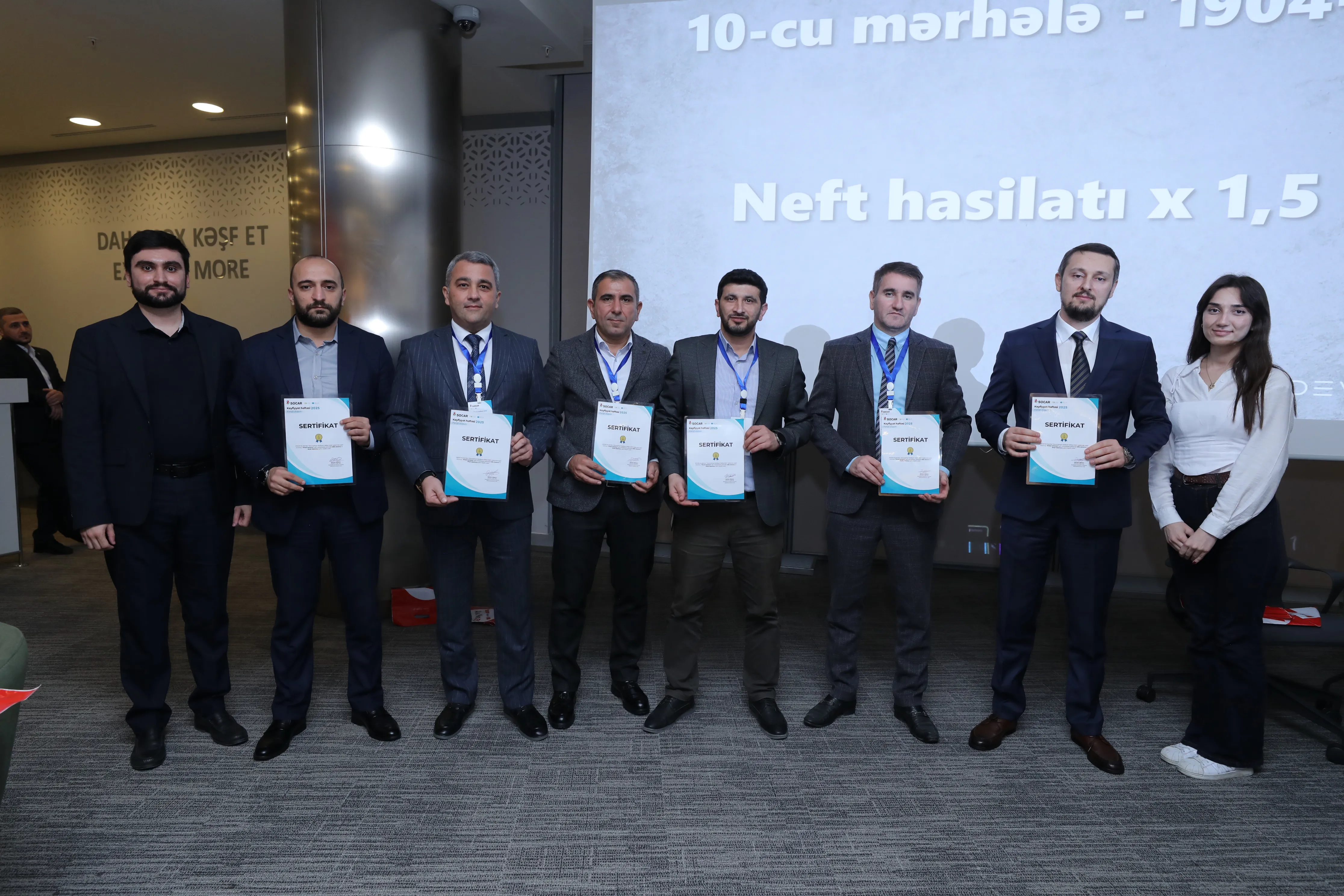  SOCAR-da “Ümumdünya Keyfiyyət Həftəsi 2025” təşəbbüsü çərçivəsində tədbir keçirilib