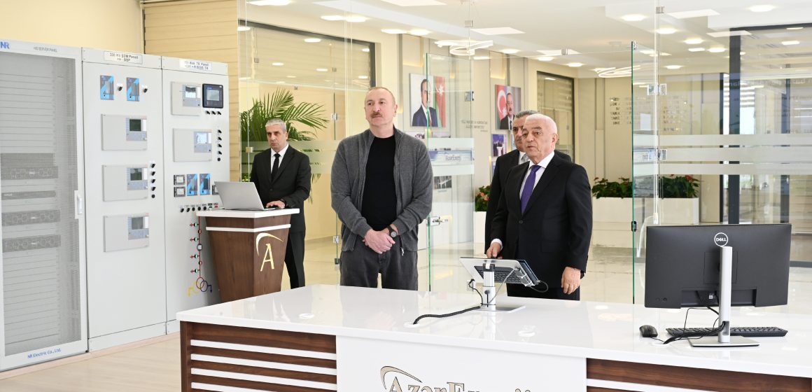  “Abşeron” Batareya Enerji Saxlanc Mərkəzinin açılışı baş tutub