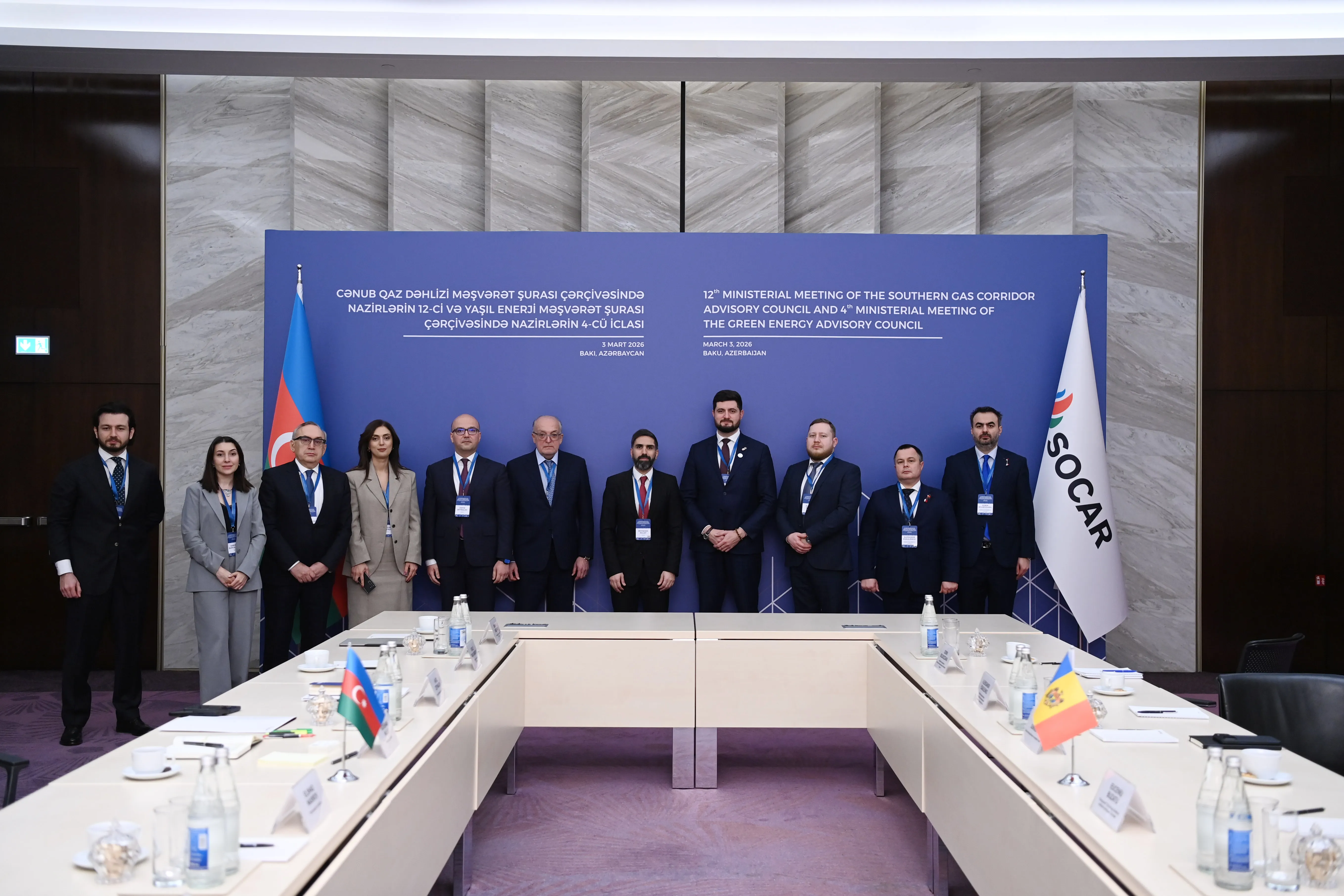 SOCAR-ın prezidenti Moldovanın energetika naziri ilə görüşüb