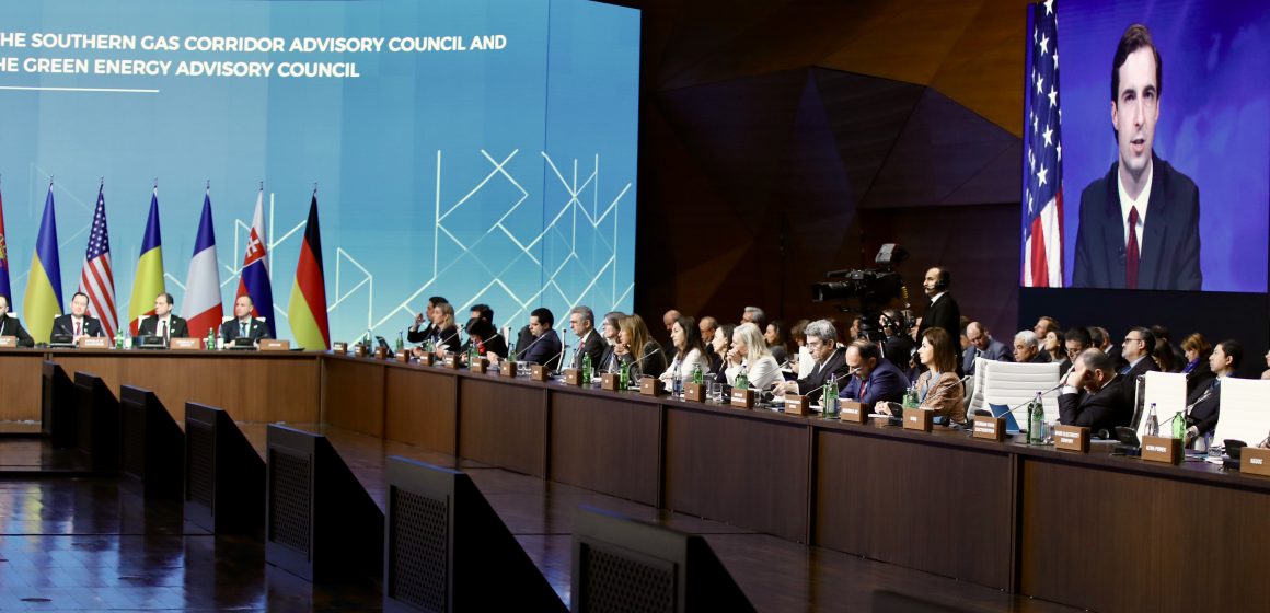  Cənub Qaz Dəhlizi Məşvərət Şurası nazirlərin 12-ci iclası və Yaşıl Enerji Məşvərət Şurası nazirlərin 4-cü iclası plenar sessiyalarla davam edib