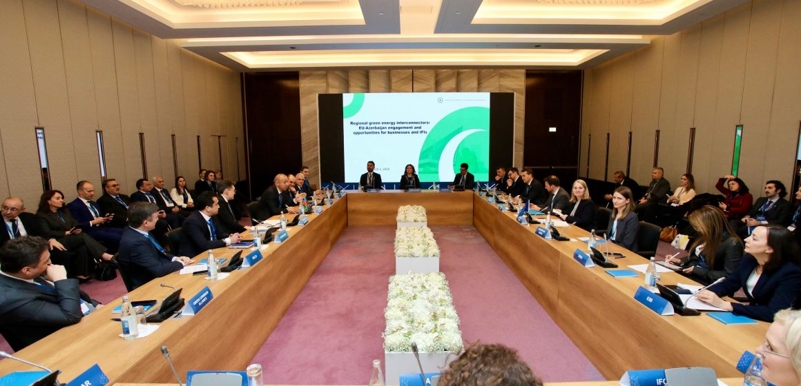  “Yaşıl bağlantı üzrə investisiya” mövzusunda Azərbaycan- Avropa İttifaqı dəyirmi masası keçirilib