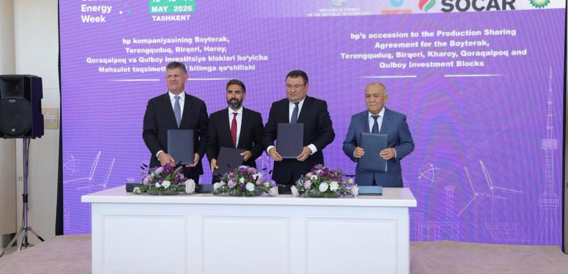  bp Özbəkistanda Şimali Üstyurd üzrə Hasilatın Pay Bölgüsü Sazişinə qoşuldu